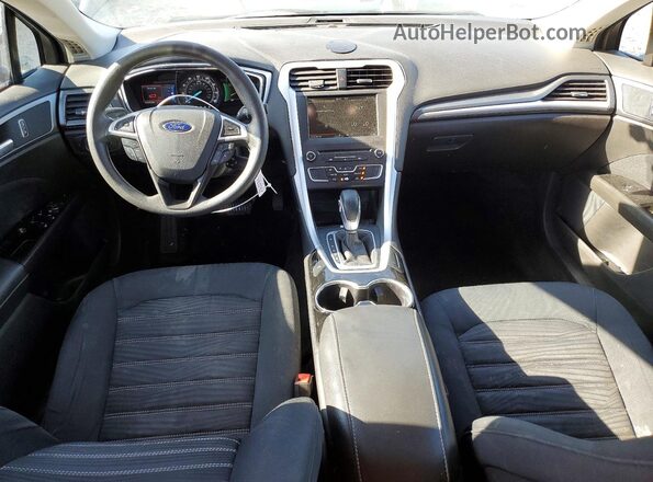 3FA6P0H79GR250151 2016 FORD FUSION Black Вид панелі приладів