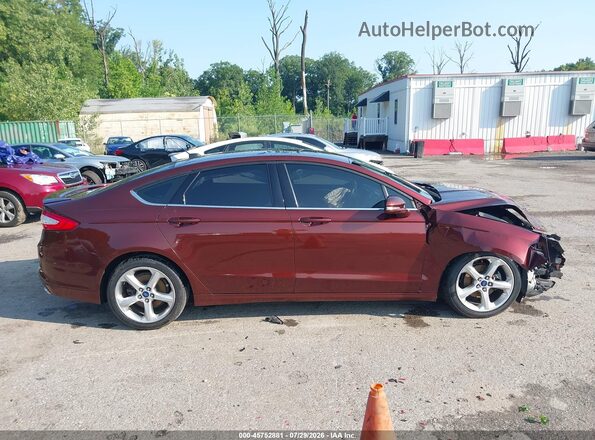 3FA6P0H79GR277060 2016 FORD FUSION Бордовый Вид задней части салона