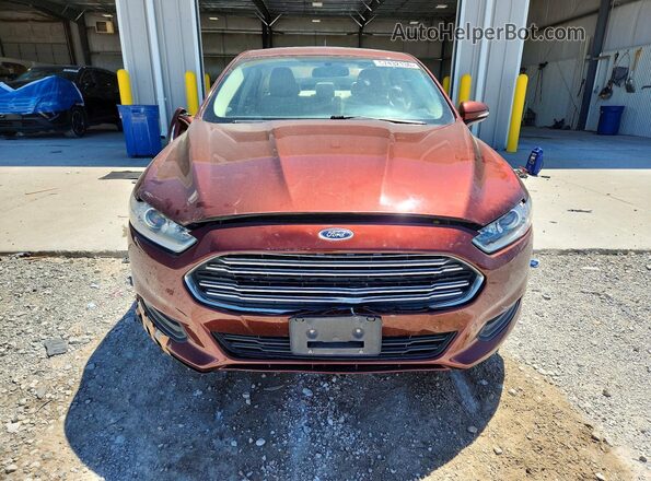 3FA6P0H79GR280119 2016 FORD FUSION Brown Դիմացի տեսք