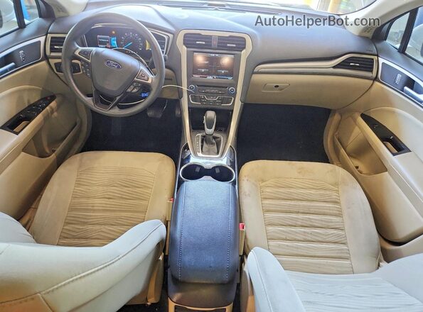 3FA6P0H79GR312308 2016 FORD FUSION Белый Вид панели приборов