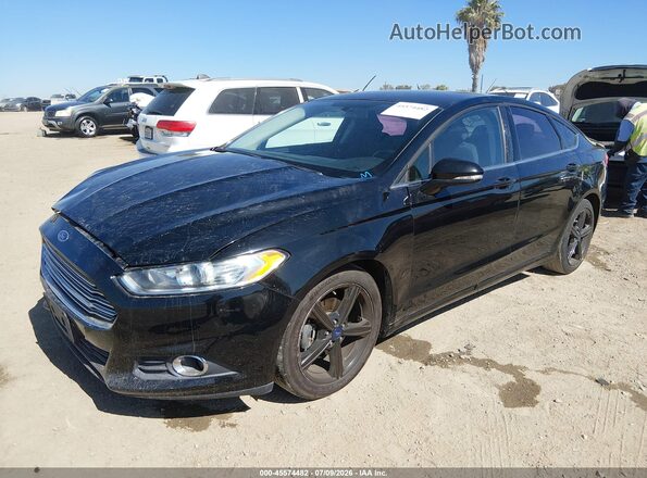 3FA6P0H79GR386716 2016 FORD FUSION Black Vista tres cuartos delantera izquierda