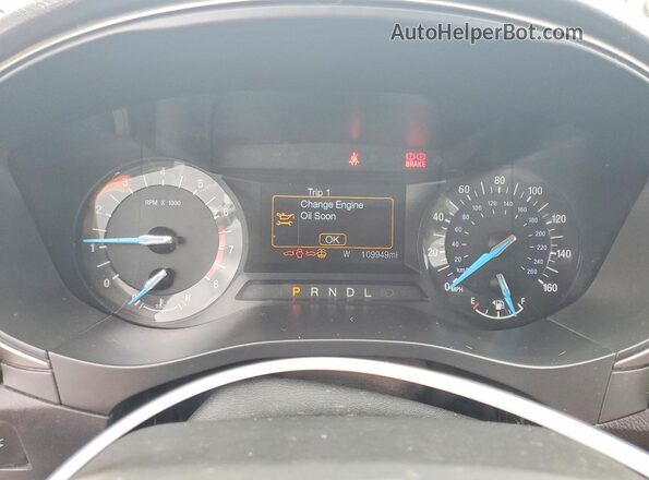 3FA6P0H79HR111302 2017 FORD FUSION Серебряный Вид щитка приборов