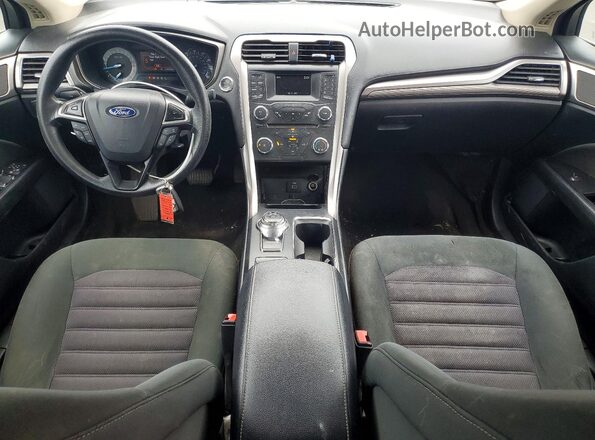3FA6P0H79HR111302 2017 FORD FUSION Серебряный Вид панели приборов