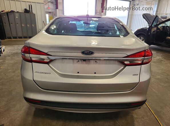 3FA6P0H79HR111493 2017 FORD FUSION Silver უკანა ხედი