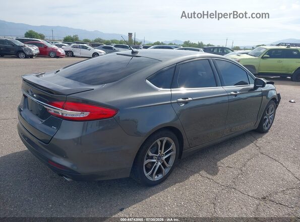 3FA6P0H79HR157907 2017 FORD FUSION Серый Задняя правая четверть