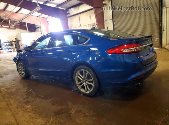 3FA6P0H79HR218169 2017 FORD FUSION Blue Задня ліва чверть