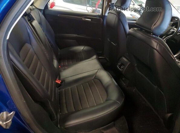 3FA6P0H79HR218169 2017 FORD FUSION Blue Вид задніх сидінь