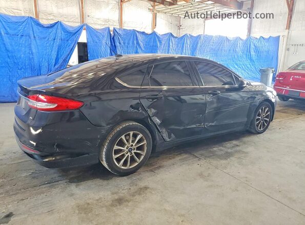 3FA6P0H79HR259112 2017 FORD FUSION Черный Задняя правая четверть