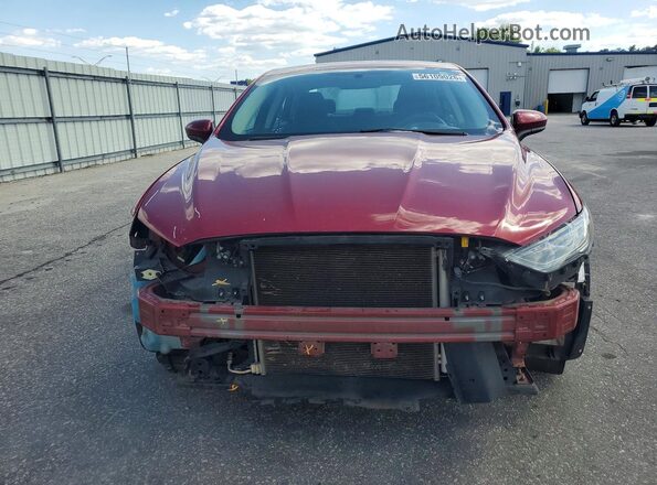 3FA6P0H79HR309247 2017 FORD FUSION Red Դիմացի տեսք