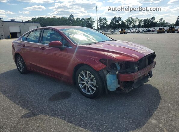 3FA6P0H79HR309247 2017 FORD FUSION Red Առջևի աջ