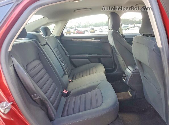 3FA6P0H79HR309247 2017 FORD FUSION Red Հետևի նստատեղերի տեսք
