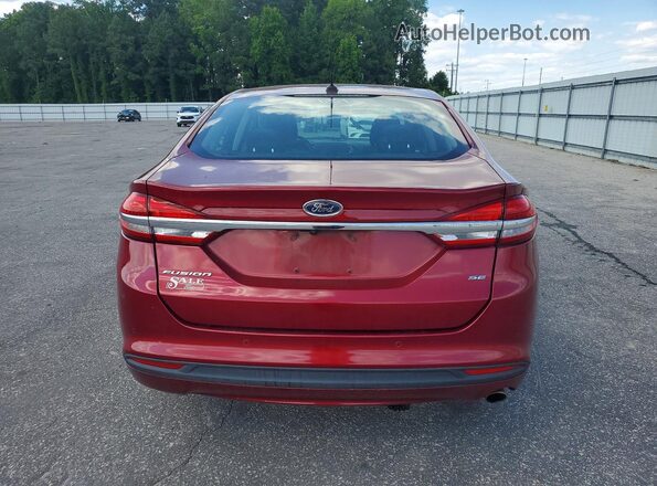 3FA6P0H79HR309247 2017 FORD FUSION Red Հետևի տեսք