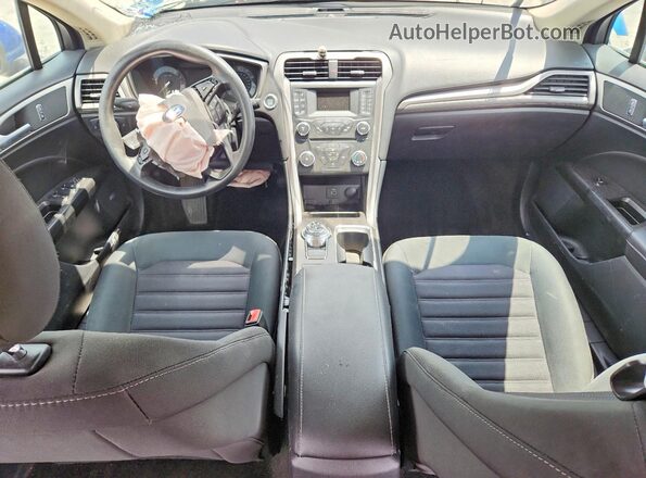 3FA6P0H79HR398088 2017 FORD FUSION Blue Widok deski rozdzielczej
