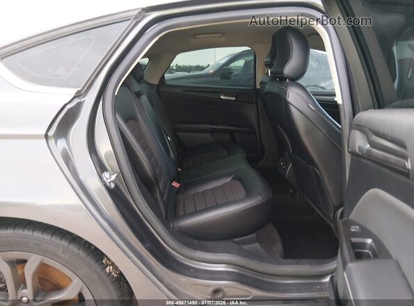 3FA6P0H79JR166709 2018 FORD FUSION Gray Widok naklejki z numerem VIN