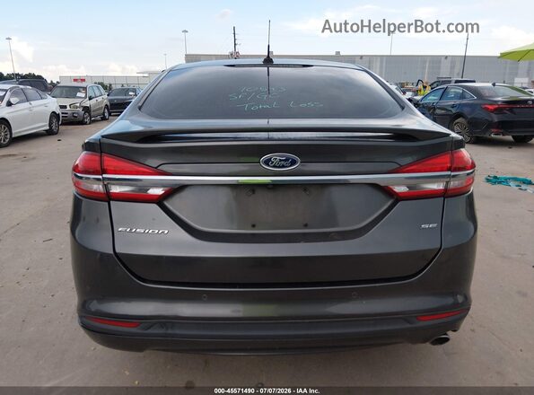 3FA6P0H79JR166709 2018 FORD FUSION Gray 