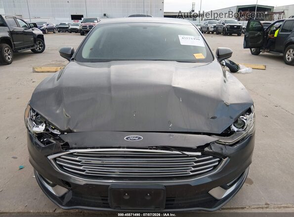 3FA6P0H79JR166709 2018 FORD FUSION Gray Widok zestawu wskaźników