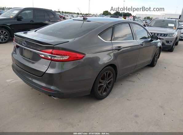 3FA6P0H79JR166709 2018 FORD FUSION Gray Tył prawy