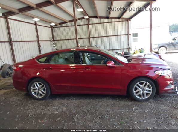3FA6P0H7XGR101571 2016 FORD FUSION Red Vista interior trasera
