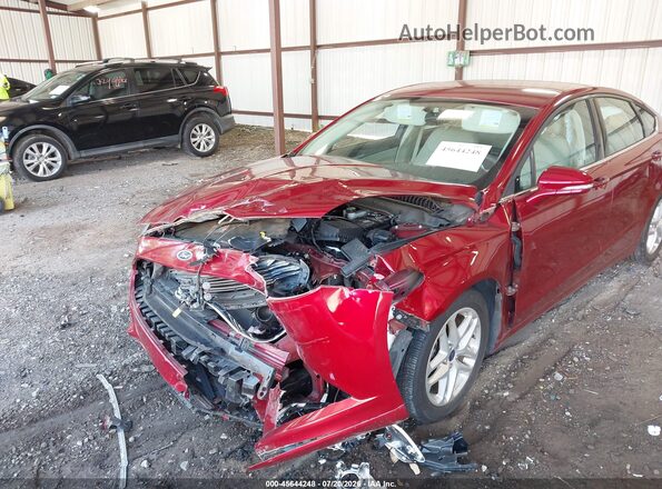 3FA6P0H7XGR101571 2016 FORD FUSION Red Vista frontal