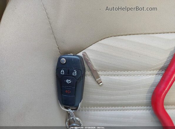 3FA6P0H7XGR101571 2016 FORD FUSION Red Vista del salpicadero