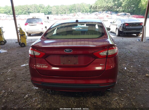 3FA6P0H7XGR101571 2016 FORD FUSION Red 