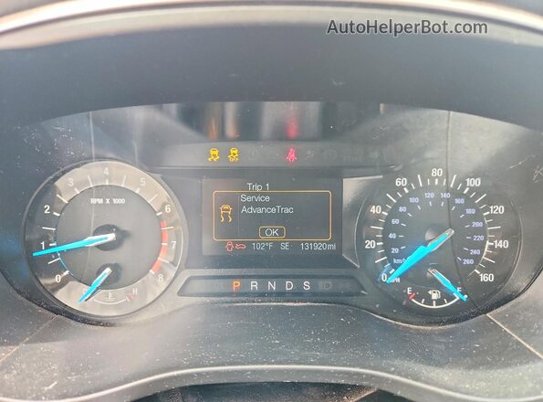 3FA6P0H7XGR147580 2016 FORD FUSION Silver Սարքավորումների վահանակի տեսք