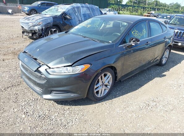 3FA6P0H7XGR174908 2016 FORD FUSION Gray Առջևի ձախ երեք քառորդ տեսարան