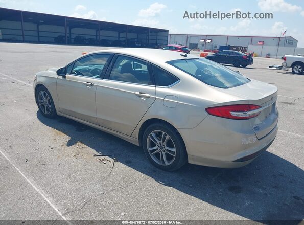 3FA6P0H7XJR108866 2018 FORD FUSION Gold Trasero izquierdo