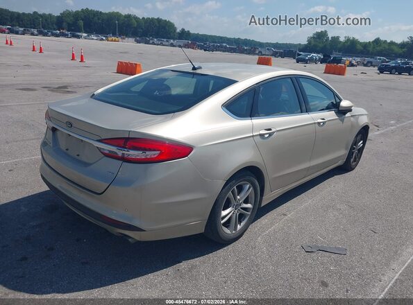3FA6P0H7XJR108866 2018 FORD FUSION Gold Trasero derecho