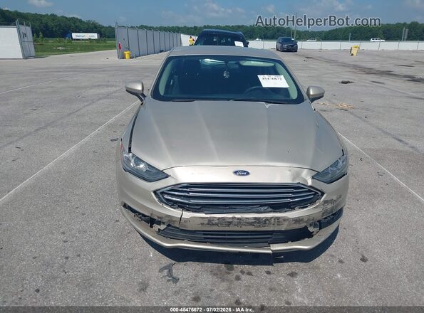 3FA6P0H7XJR108866 2018 FORD FUSION Gold Vista del cuadro de instrumentos