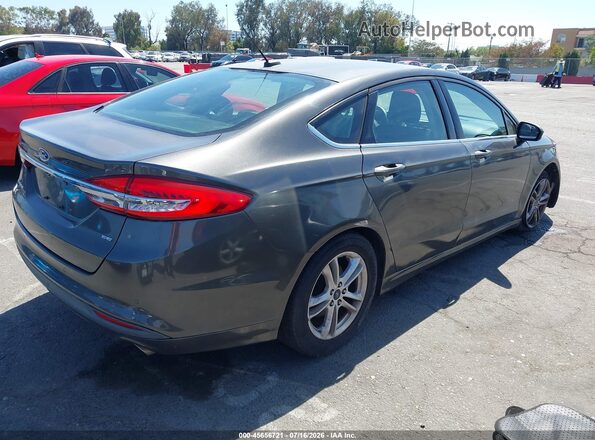 3FA6P0H7XJR110732 2018 FORD FUSION Серый Задняя правая четверть