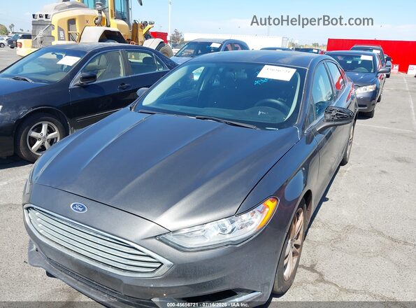 3FA6P0H7XJR110732 2018 FORD FUSION Серый Вид спереди