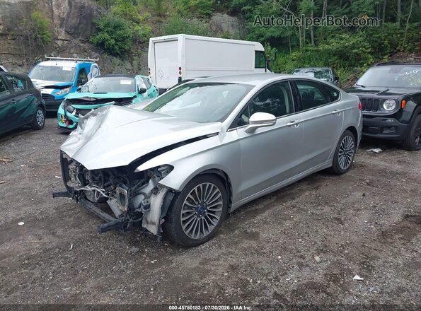 3FA6P0H7XJR270772 2018 FORD FUSION Silver Առջևի ձախ երեք քառորդ տեսարան