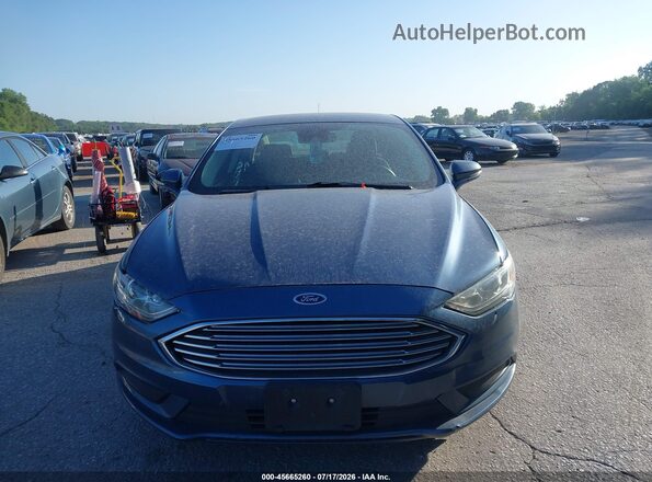 3FA6P0H7XJR277902 2018 FORD FUSION Blue ხელსაწყოთა პანელის ხედი