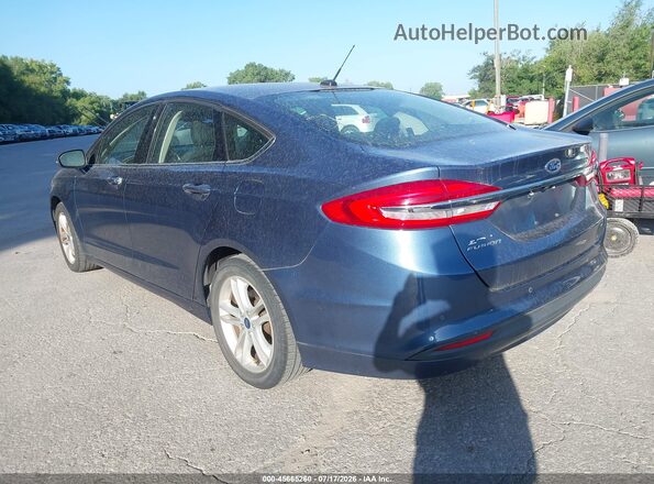 3FA6P0H7XJR277902 2018 FORD FUSION Blue უკანა მარცხენა