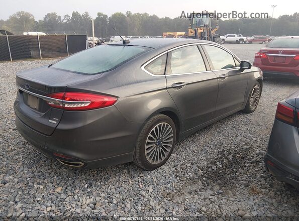 3FA6P0H90HR166271 2017 FORD FUSION Gray Задня права чверть