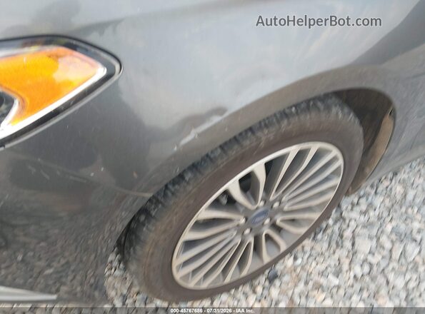 3FA6P0H90HR166271 2017 FORD FUSION Gray Вид спереду