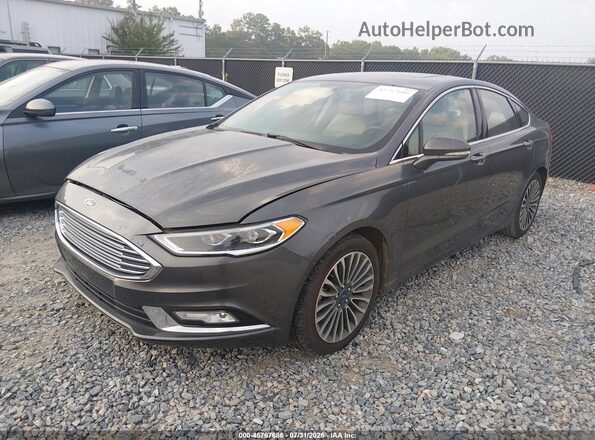 3FA6P0H90HR166271 2017 FORD FUSION Gray Передня ліва чверть
