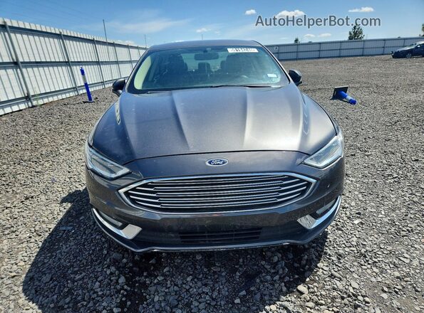 3FA6P0H90HR174063 2017 FORD FUSION Black Widok z przodu