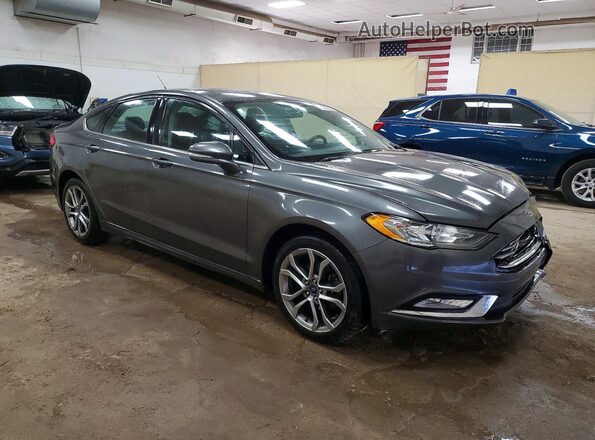3FA6P0H90HR266399 2017 FORD FUSION Gray წინა მარჯვენა