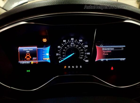 3FA6P0H90HR266399 2017 FORD FUSION Gray ხელსაწყოთა პანელის ხედი