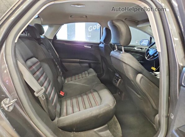 3FA6P0H91GR183000 2016 FORD FUSION Gray Rear seats view