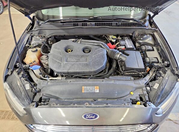 3FA6P0H91GR183000 2016 FORD FUSION Gray Rear interior view