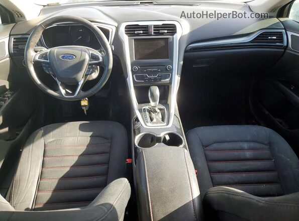 3FA6P0H92GR105695 2016 FORD FUSION Maroon Dashboard view