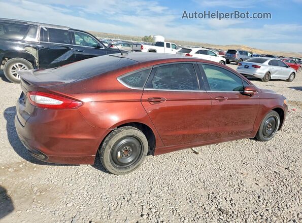 3FA6P0H92GR105695 2016 FORD FUSION Maroon Rear right