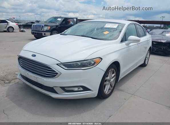 3FA6P0H92HR112518 2017 FORD FUSION White წინა მარცხენა ხედი სამი მეოთხედიდან