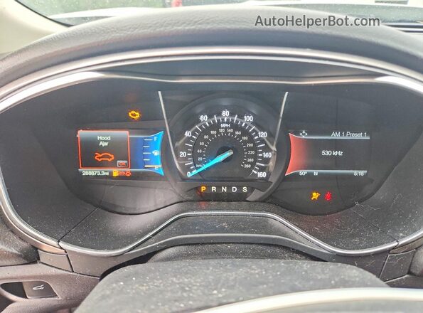 3FA6P0H92HR270695 2017 FORD FUSION White Widok zestawu wskaźników