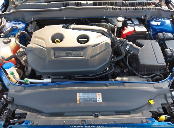 3FA6P0H93HR166247 2017 FORD FUSION Blue Rear view