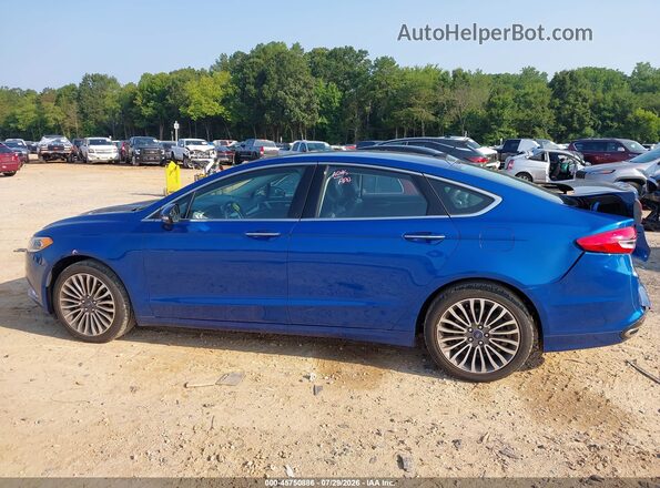 3FA6P0H93HR166247 2017 FORD FUSION Blue 360 interior view