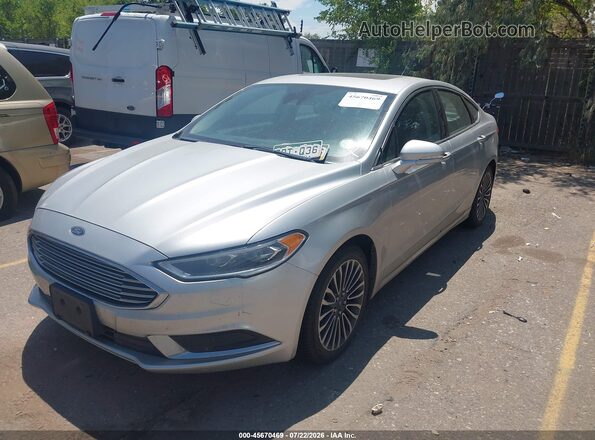3FA6P0H93JR218305 2018 FORD FUSION Gray Przód lewy